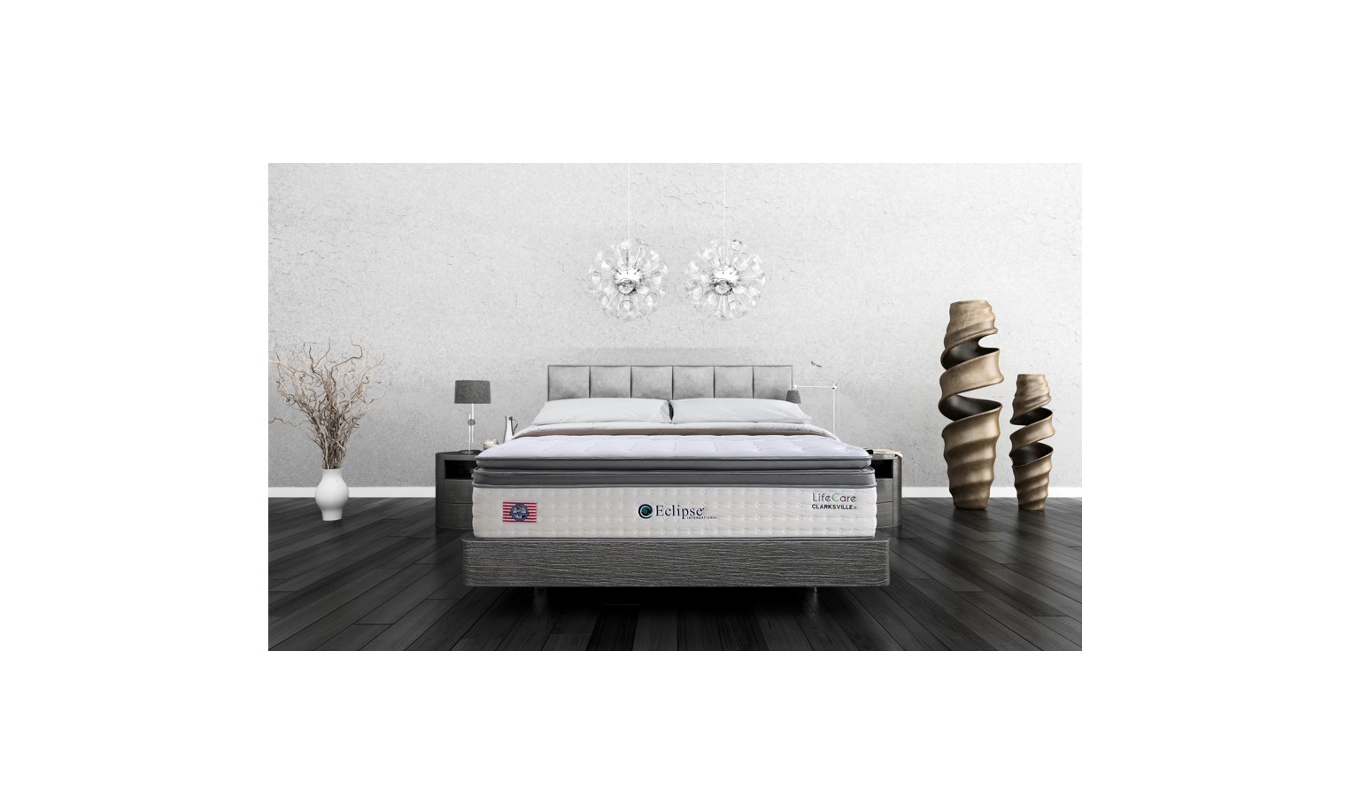 Eclipse Life Care Clarksville II Super Single Size Pocketed Spring Mattress